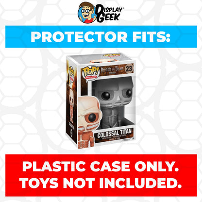 Pop Protector for 6 inch Colossal Titan #23 Super Size Funko Pop
