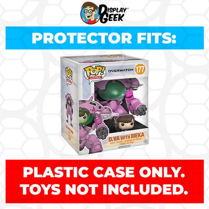 Pop Protector for 6 inch D.Va with MEKA Blueberry #177 Super Funko Pop