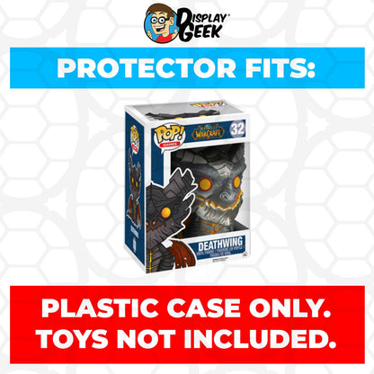 Pop Protector for 6 inch Deathwing Warcraft #32 Super Funko Pop