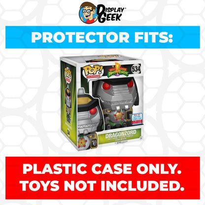 Pop Protector for 6 inch Dragonzord Black & Gold NYCC #535 Super Funko Pop