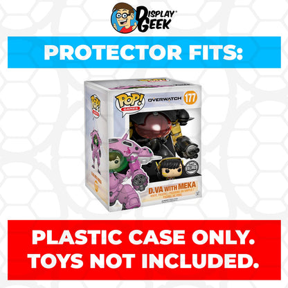 Pop Protector for 6 inch D.Va with MEKA Blueberry #177 Super Funko Pop