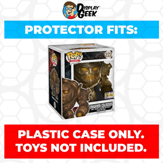 Pop Protector for 6 inch Dwarven Colossus SDCC #222 Super Funko Pop