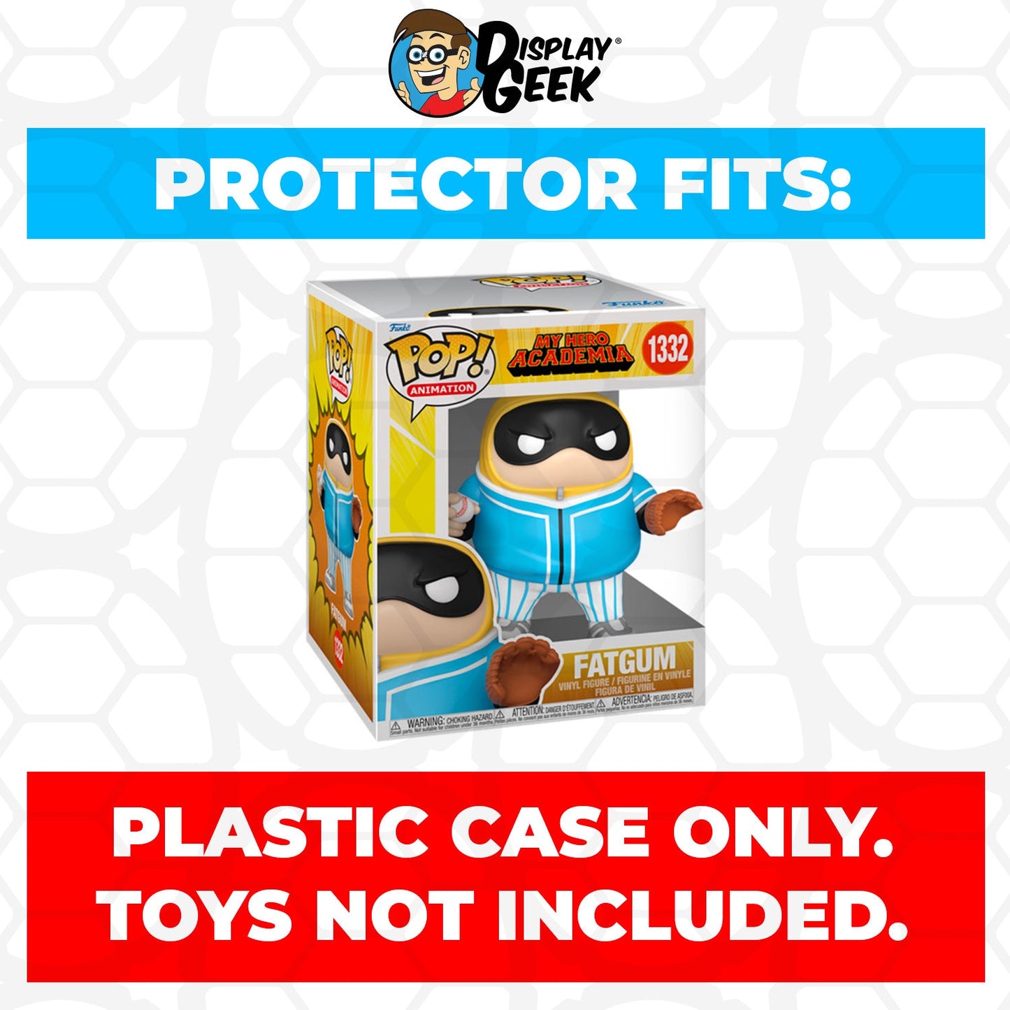 Pop Protector for 6 inch Fatgum Virtual FunKon #985 Super Funko Pop