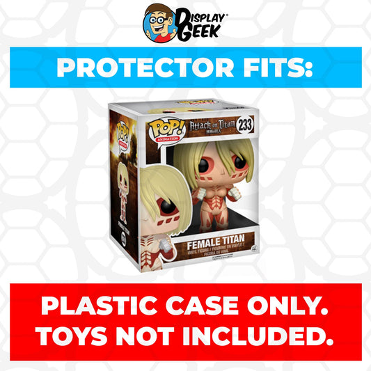 Pop Protector for 6 inch Female Titan #233 Super Funko Pop