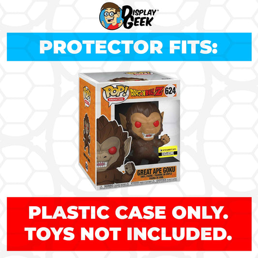 Pop Protector for 6 inch Great Ape Goku #624 Super Funko Pop