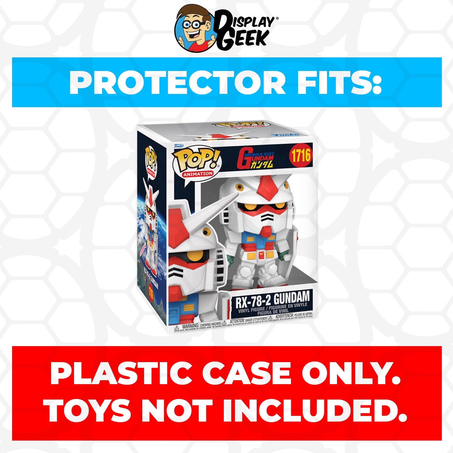 Pop Protector for 6 inch Gundam MS-06S Char's Zaku II Super Size Funko Pop