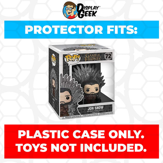 Pop Protector for 6 inch Jon Snow Iron Throne #72 Super Funko Pop