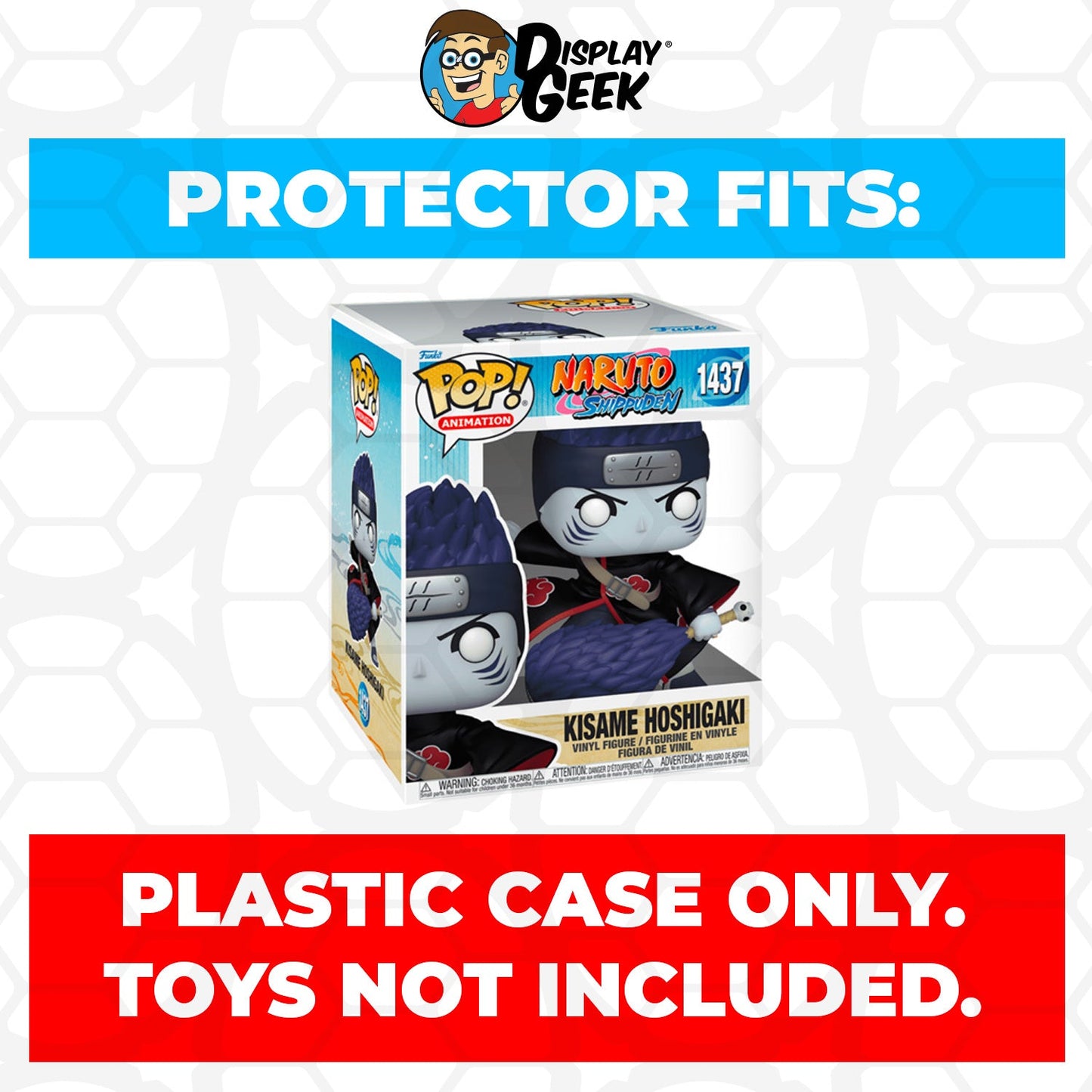 Pop Protector for 6 inch Kisame Hoshigaki #1437 Super Size Funko Pop