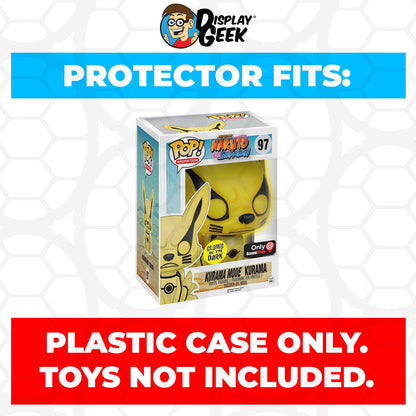 Pop Protector for 6 inch Kurama Mode Kurama Glow #97 Super Funko Pop