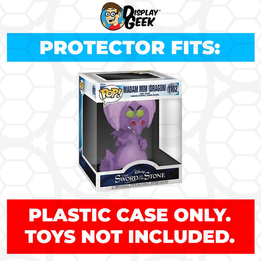 Pop Protector for 6 inch Madam Mim Dragon #1102 Super Size Funko Pop
