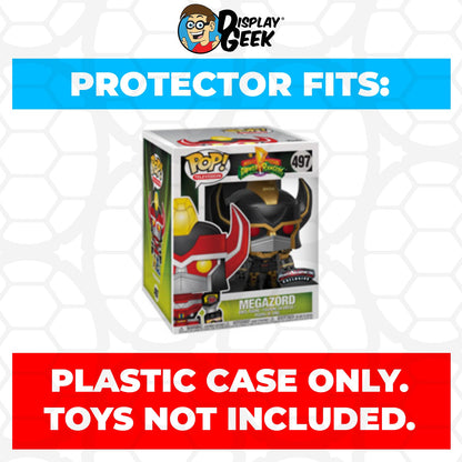 Pop Protector for 6 inch Megazord Black & Gold #497 Super Funko Pop