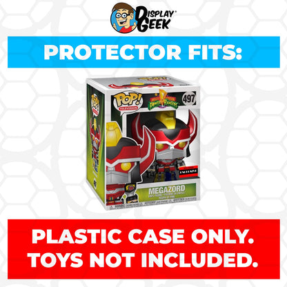 Pop Protector for 6 inch Megazord AAA Metallic #497 Super Funko Pop