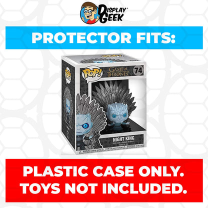 Pop Protector for 6 inch Night King Iron Throne Metallic #74 Super Funko Pop