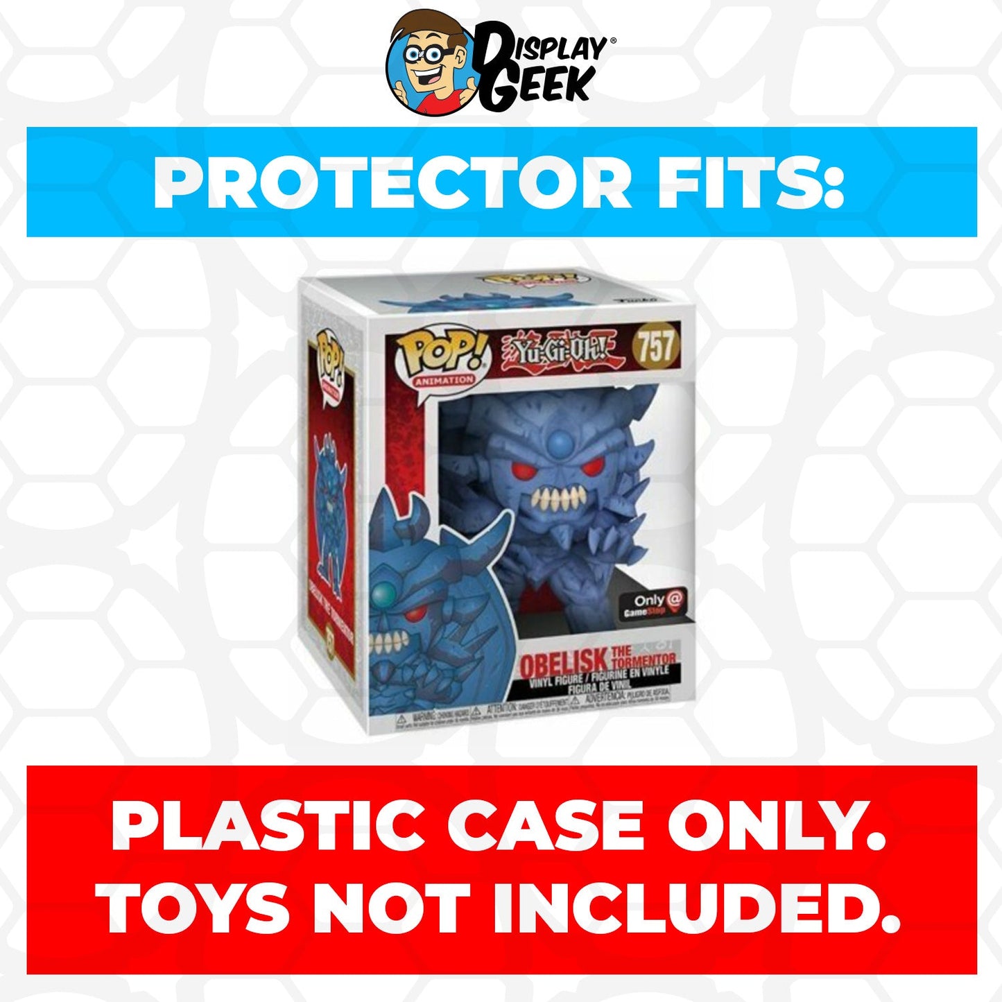 Pop Protector for 6 inch Obelisk the Tormentor #757 Super Funko Pop