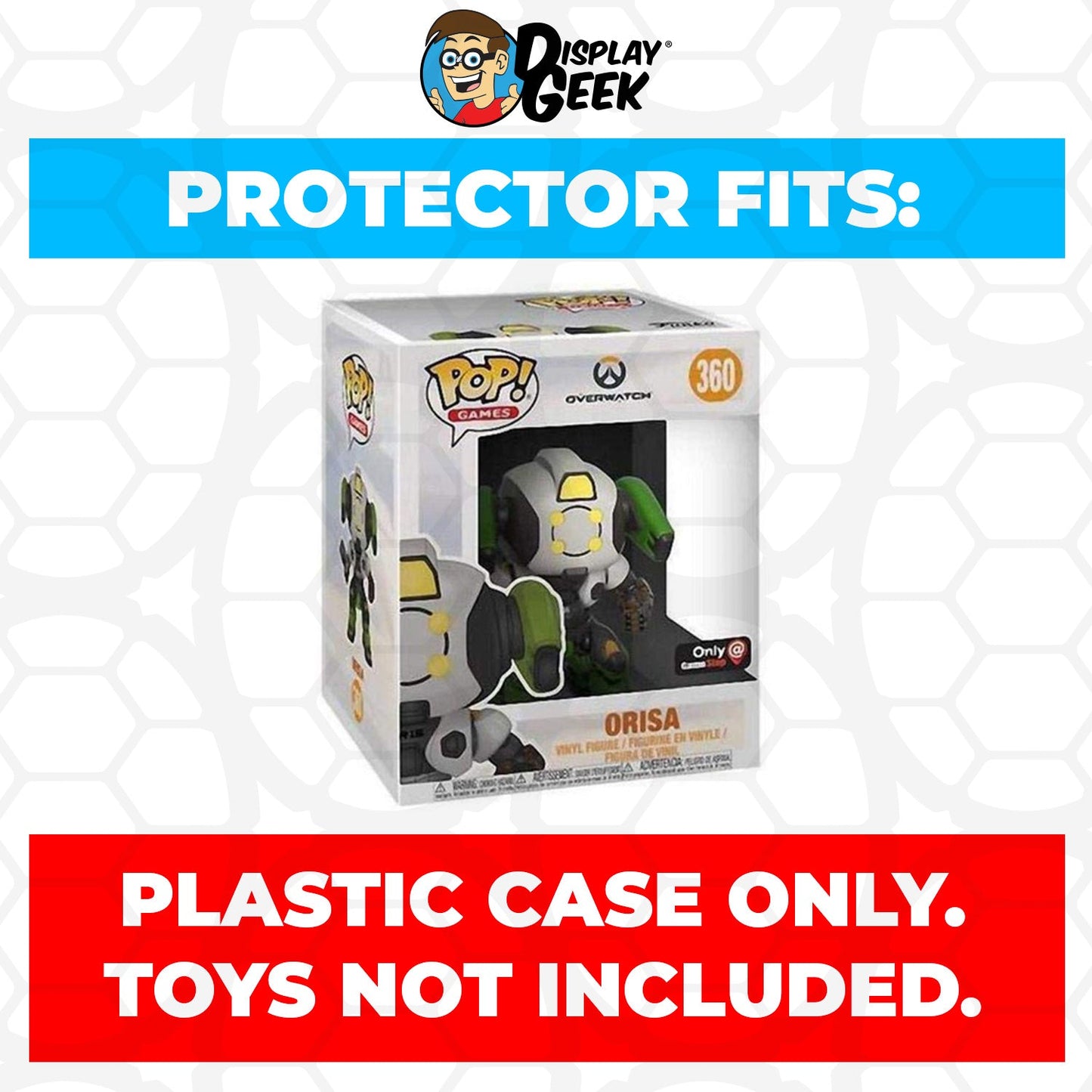 Pop Protector for 6 inch Orisa OR-15 #360 Super Funko Pop