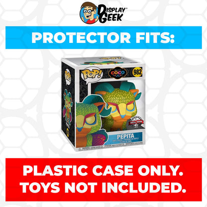 Pop Protector for 6 inch Pepita Glow #982 Super Size Funko Pop