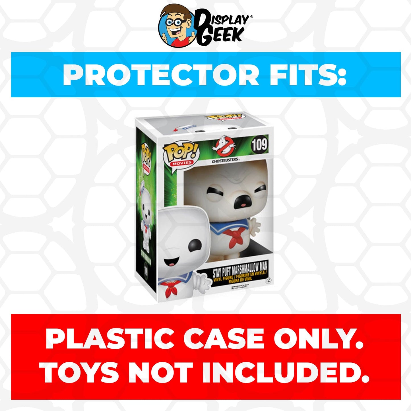 Pop Protector for 6 inch Stay Puft Marshmallow Angry Toasted #109 Super Funko