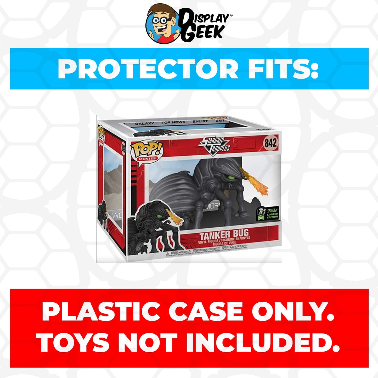 Pop Protector for 6 inch Tanker Bug ECCC #842 Funko Pop