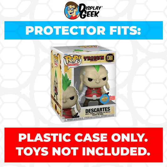 Pop Protector for 6 inch Trigun Descartes #1368 Super Size Funko Pop
