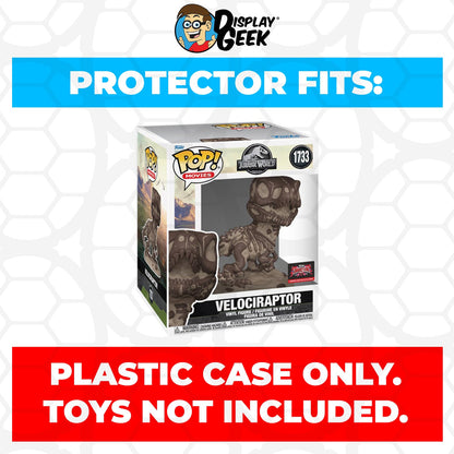 Pop Protector for 6 inch Jurassic World Velociraptor #1733 Funko Pop