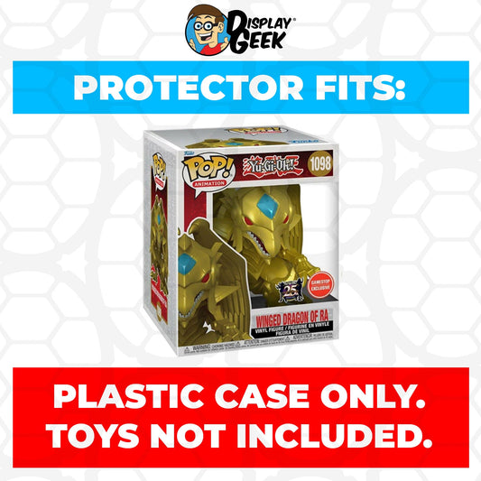 Pop Protector for 6 inch Winged Dragon Of Ra #1098 Super Funko Pop