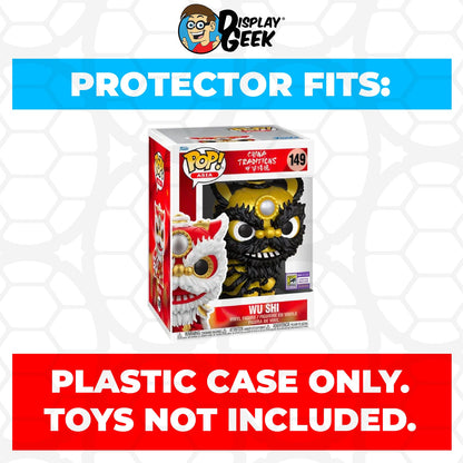 Pop Protector for 6 inch Wu Shi Yellow & Gold SDCC #149 Super Size Funko Pop