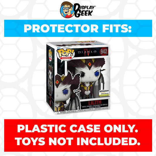 Pop Protector for 6 inch Diablo IV Lilith Glow #942 Super Funko Pop