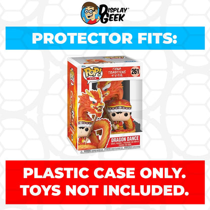 Pop Protector for 6 inch Dragon Dance #261 Super Size Funko Pop