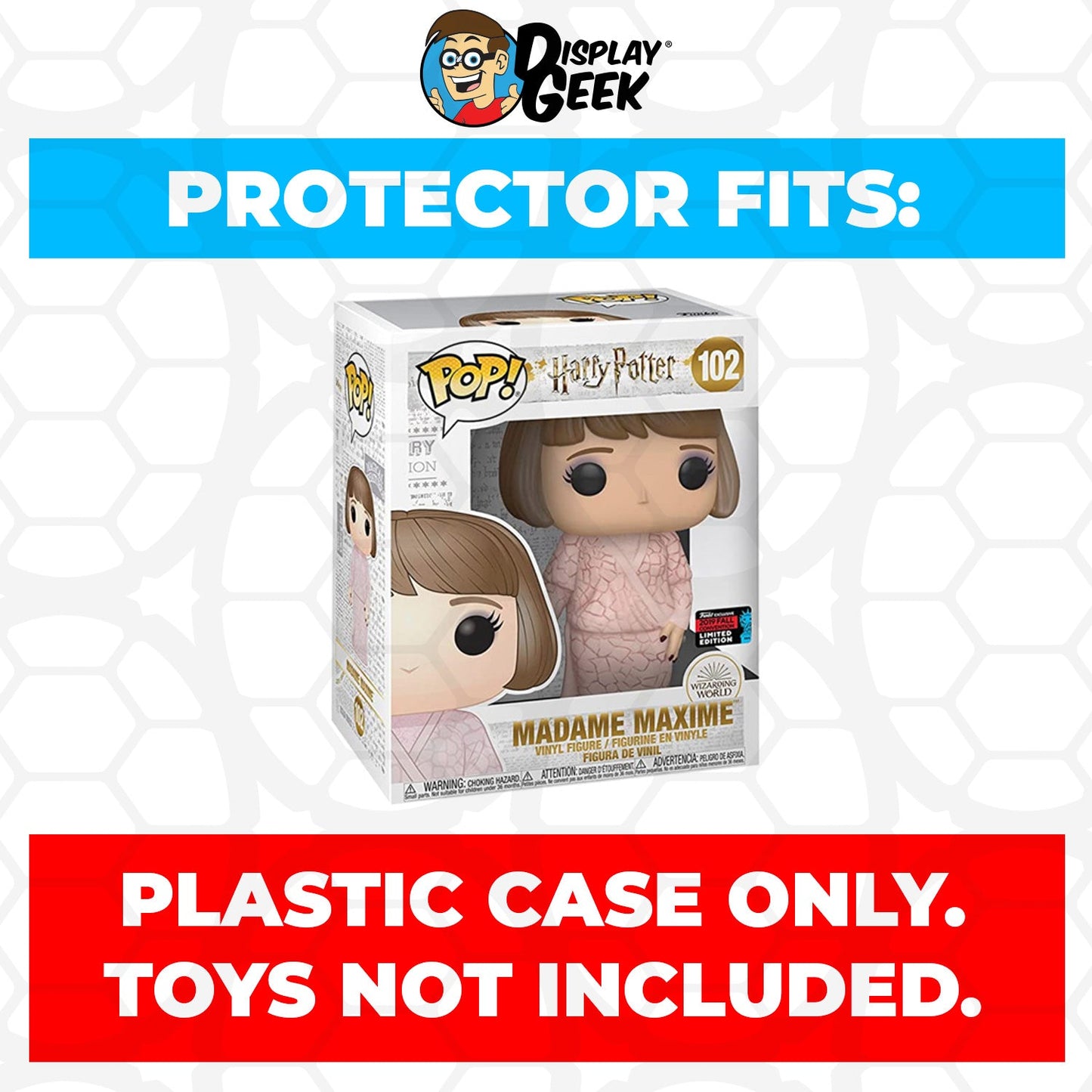 Pop Protector for 6 inch Madame Maxime Yule Ball NYCC #102 Super Size Funko Pop
