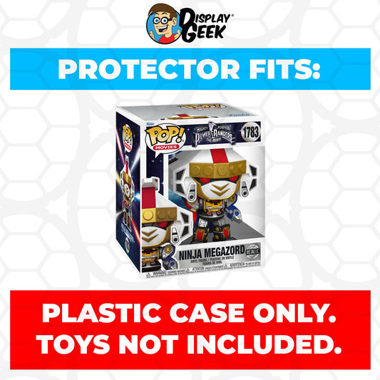 Pop Protector for 6 inch Ninja Megazord Metallic Super Size #1783 Funko Pop