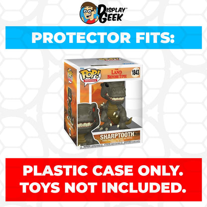 Pop Protector for 6 inch Sharptooth #1843 Super Size Funko Pop