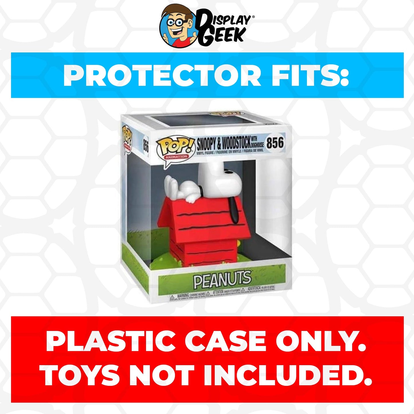 Pop Protector for Snoopy & Woodstock with Doghouse #856 Funko Pop Deluxe