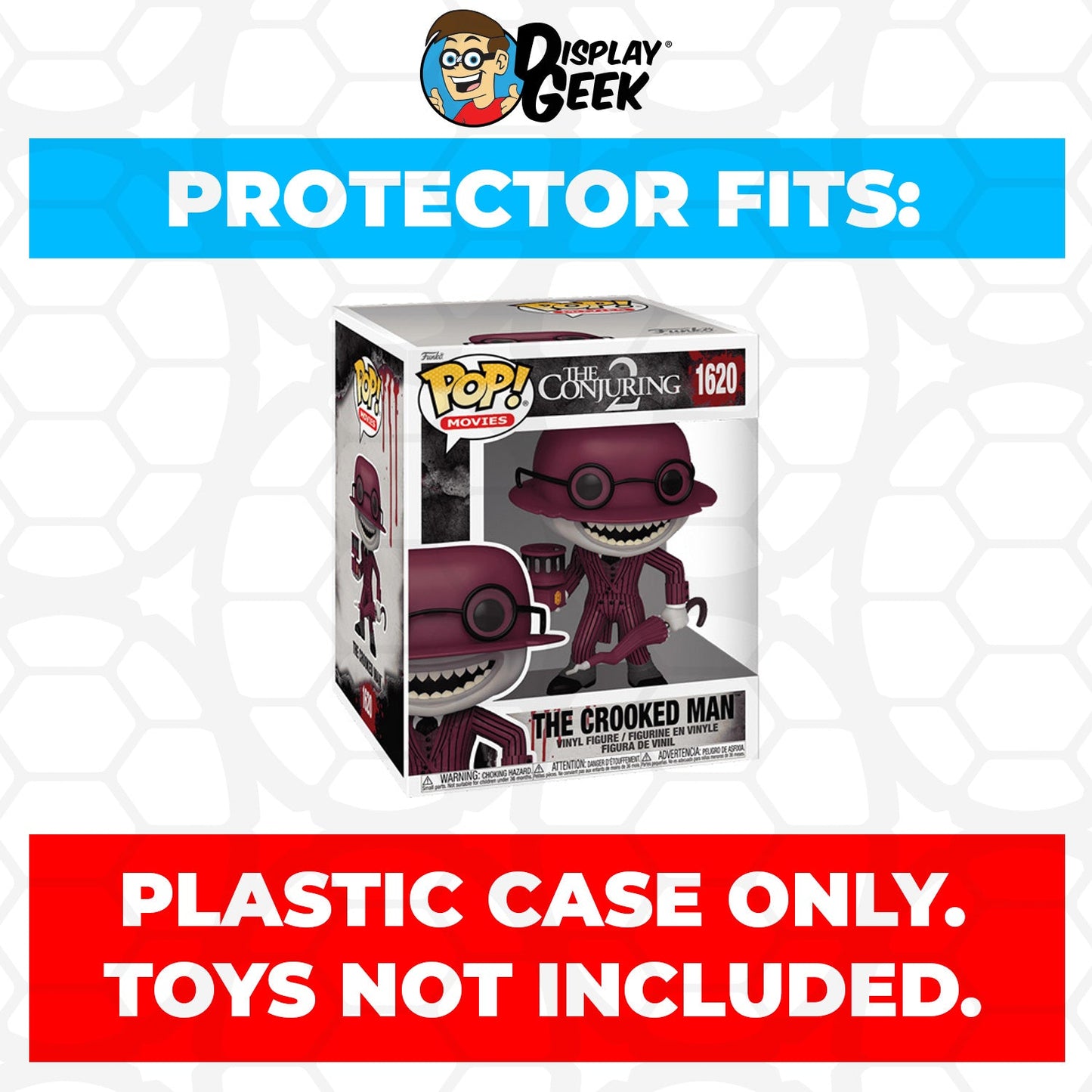 Pop Protector for 6 inch The Crooked Man #1620 Super Size Funko Pop