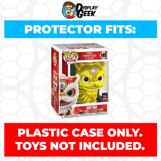 Pop Protector for 6 inch Wu Shi Yellow & Gold SDCC #149 Super Size Funko Pop