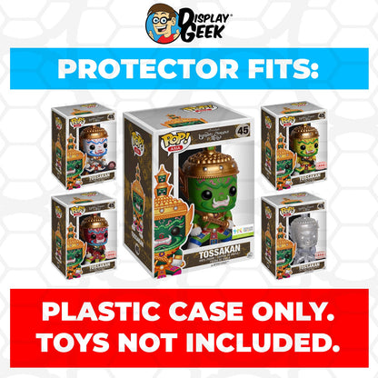 Pop Protector for 9 inch Tossakan Matte Black #45 Super Funko Pop