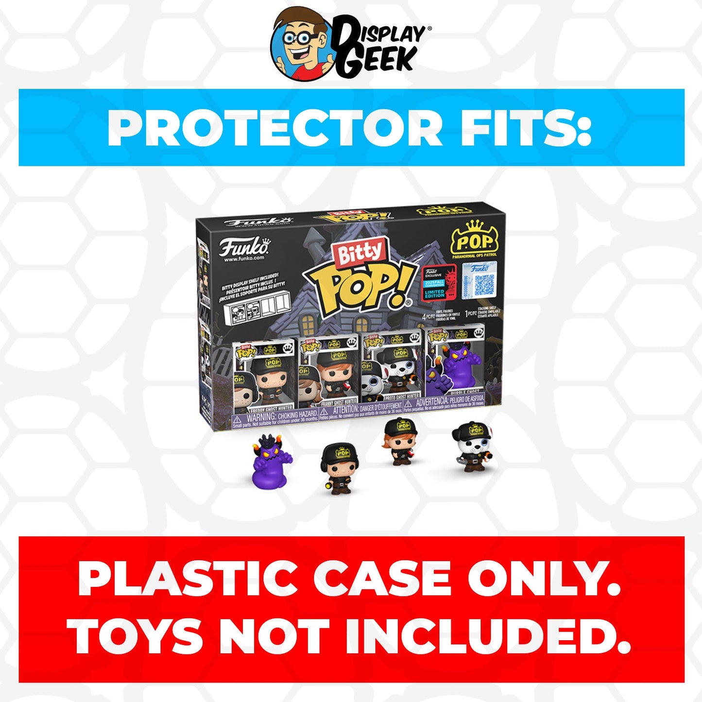 Pop Protector for Bitty Pop Paranormal Ops Patrol NYCC Series Outer Box Funko