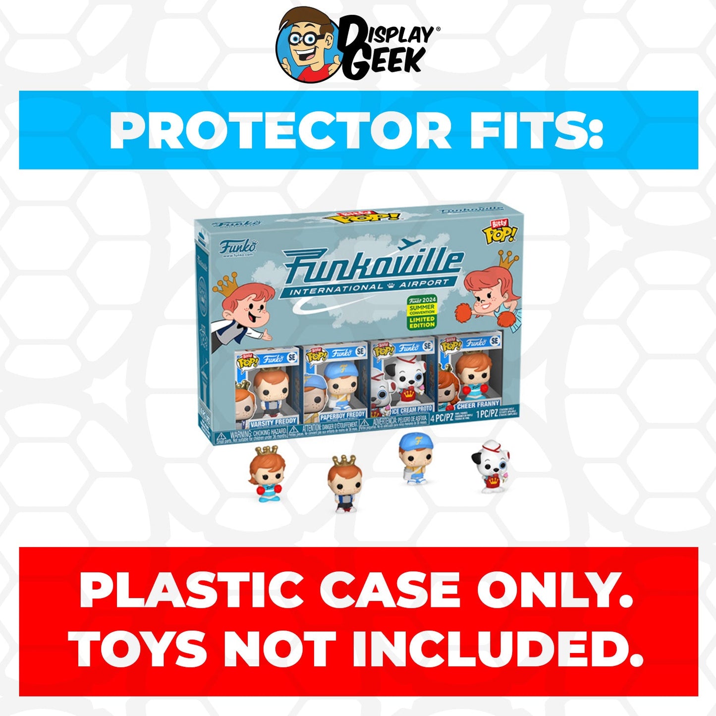 Pop Protector for Bitty Pop Freddy Funkoville SDCC Series Outer Box Funko