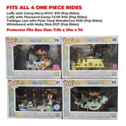 Pop Protector for One Piece Trafalgar Law with Polar Tang #120 Funko Pop Rides