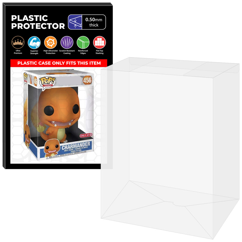 Pop Protector for 10 inch Charmander #456 Jumbo Funko Pop