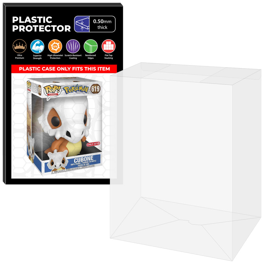 Pop Protector for 10 inch Cubone #619 Jumbo Funko Pop