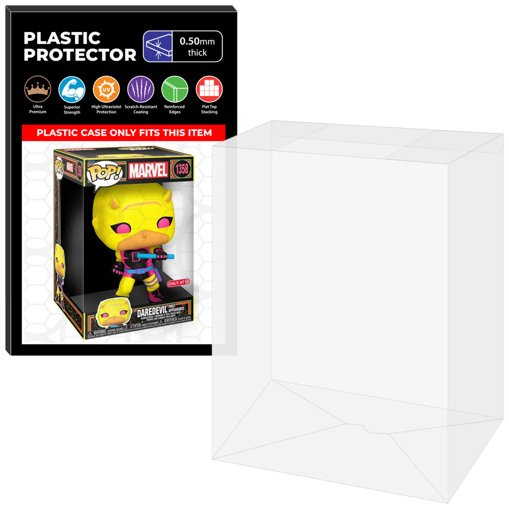 Pop Protector for 10 inch Daredevil First Appearance Blacklight #1358 Funko Pop
