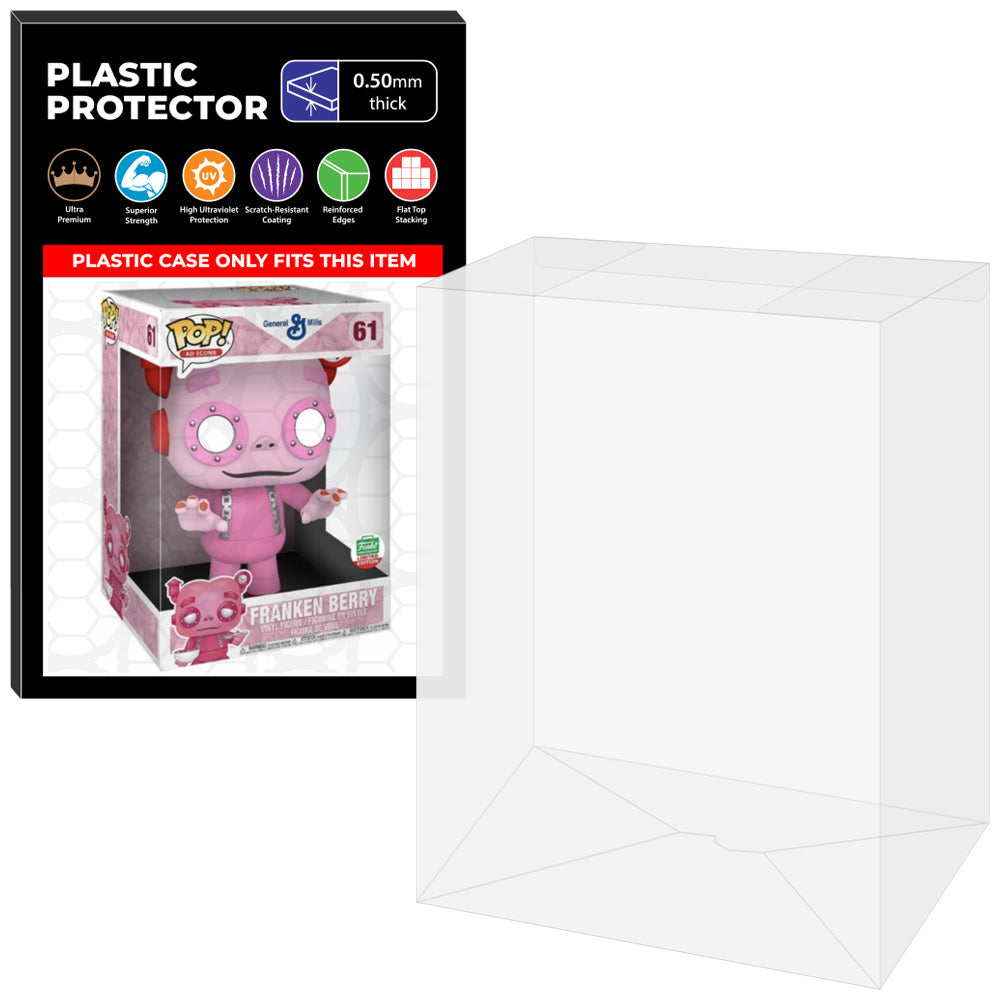 Pop Protector for 10 inch Franken Berry #61 Jumbo Funko Pop