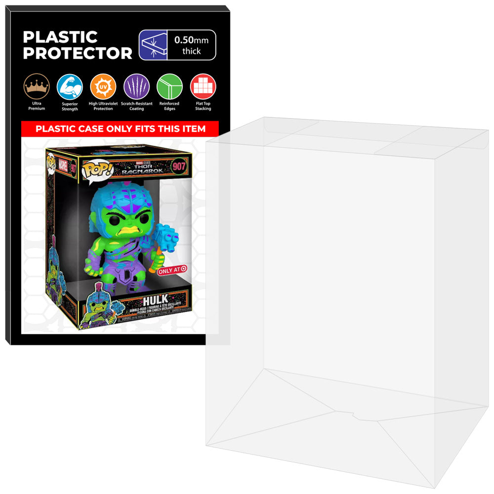 Pop Protector for 10 inch Hulk Ragnarok Blacklight #907 Jumbo Funko Pop