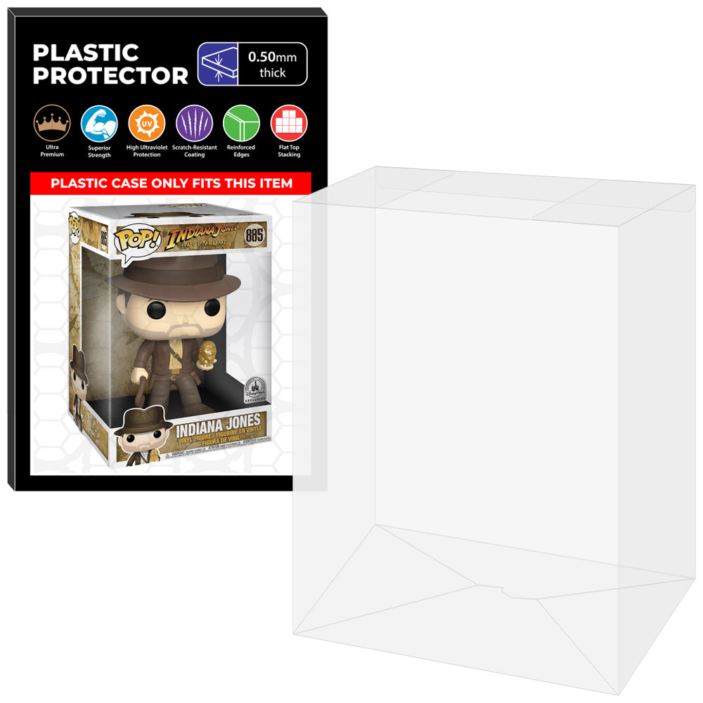 Pop Protector for 10 inch Indiana Jones #885 Jumbo Funko Pop