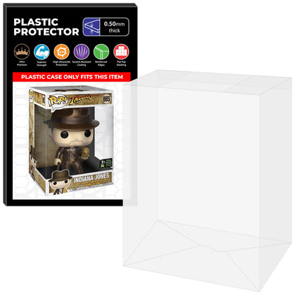 Pop Protector for 10 inch Indiana Jones Metallic ECCC #885 Jumbo Funko Pop