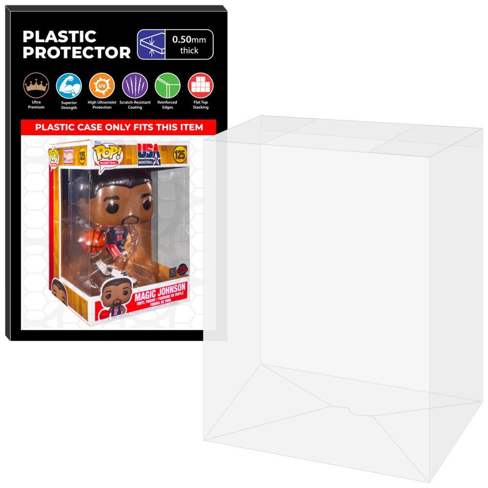 Pop Protector for 10 inch Magic Johnson Team USA #125 Jumbo Funko Pop