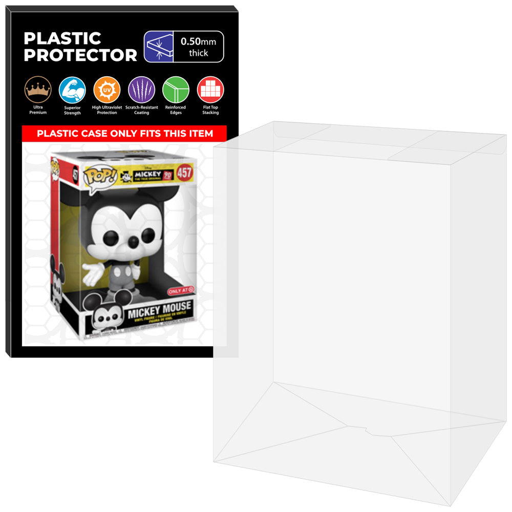 Pop Protector for 10 inch Mickey Mouse Black & White #457 Jumbo Funko Pop