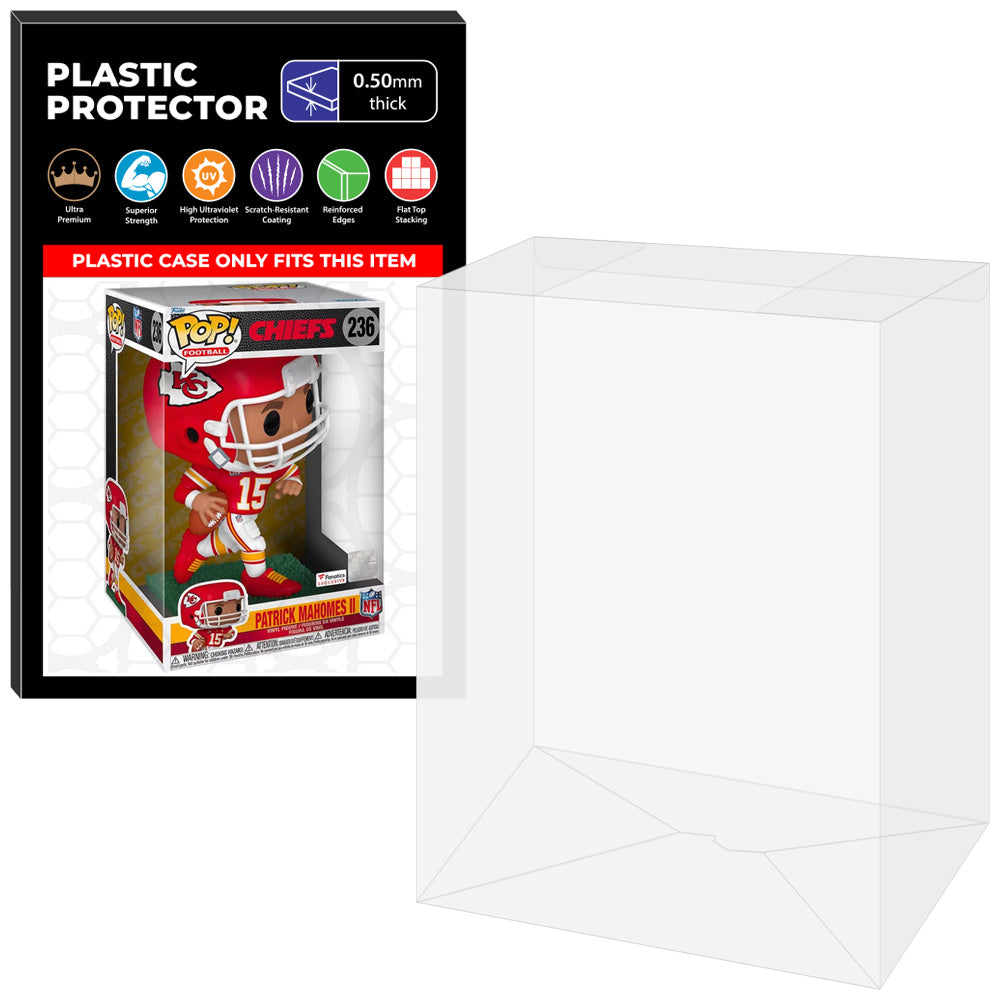 Pop Protector for 10 inch Patrick Mahomes II #236 Jumbo Funko Pop