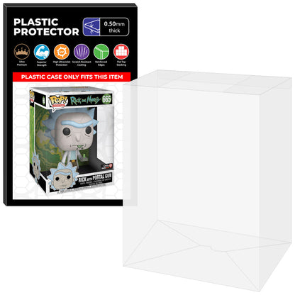 Pop Protector for 10 inch Rick with Portal Gun #665 Jumbo Funko Pop