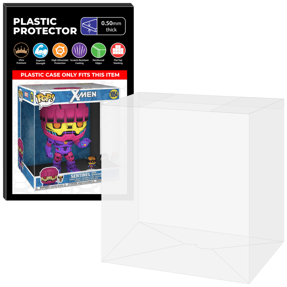 Pop Protector for 10 inch Sentinel with Wolverine #1054 Jumbo Funko Pop